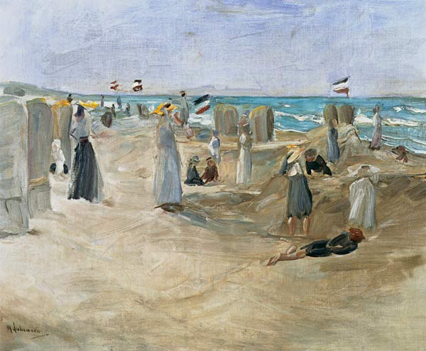 Am Strand von Noordwijk von Max Liebermann