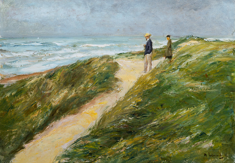 Am Strand von Katwijk. von Max Liebermann