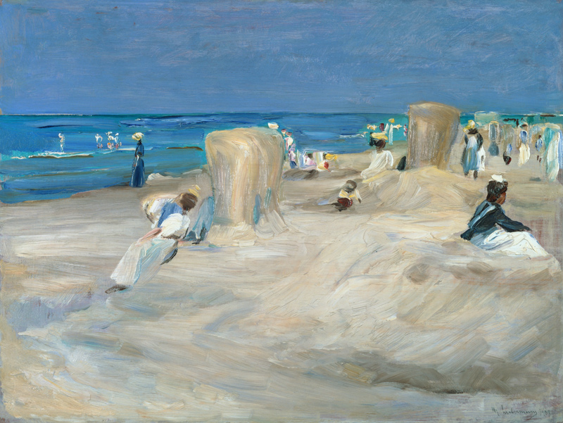 Am Strand von Nordwijk. von Max Liebermann