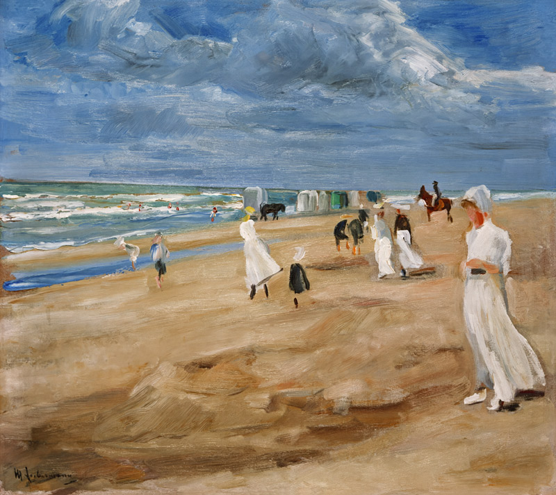 Strand bei Noordwijk von Max Liebermann