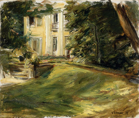 Haus und Terrasse nach Südwesten von Max Liebermann