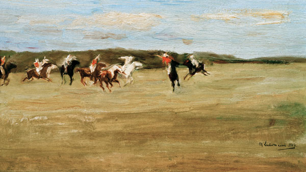Polospieler von Max Liebermann