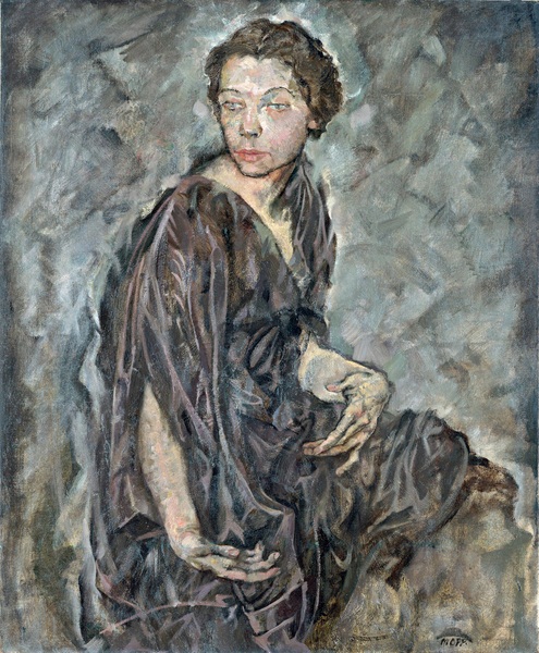 Portrait of Tilla Durieux (1880-1971), Austrian actress and Comedian von Max Oppenheimer