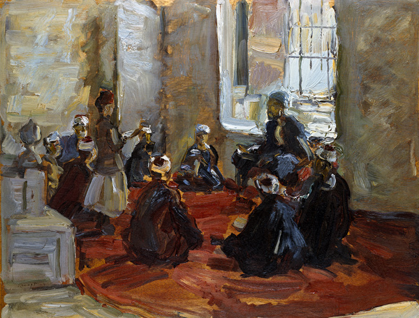 Slevogt, Vorlesung Moschee Kairo / 1914 von Max Slevogt