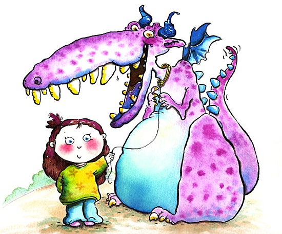 New Pet (w/c & ink on paper)  von Maylee  Christie