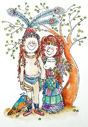 Wedding (w/c & ink on paper) 