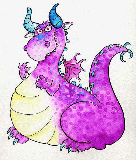 You''re talking to me? (w/c & ink on paper)  von Maylee  Christie