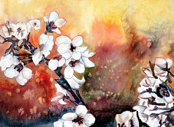 Modern floral art von Derek McCrea