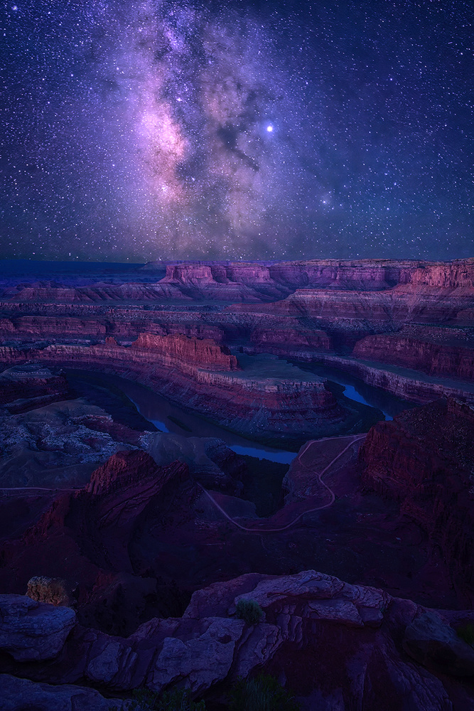 Milky Way over Dead Horse Point von Mei Xu