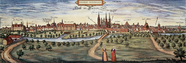 Hall in Sachsen von Meister aus Halle Saale