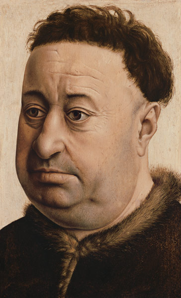 Bildnis des Robert de Masmines von Meister von Flémalle  R.Campin
