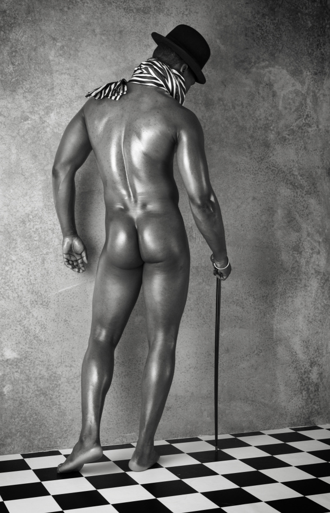 Man with the hat and cane von Mel Brackstone