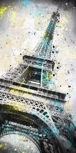 Stadt Kunst PARIS Eiffelturm  von Melanie Viola