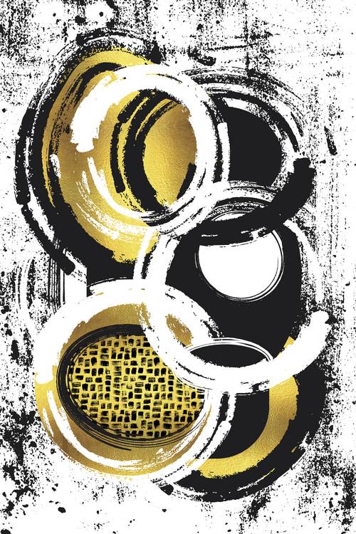 Abstrakte Malerei Nr. 2 - Zusammenhalt | Kreise von Melanie Viola