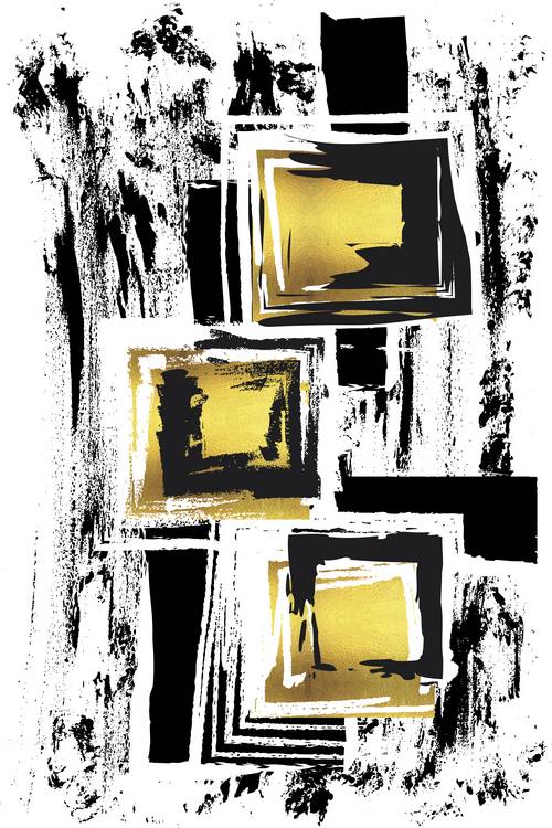 Abstrakte Malerei Nr. 36 - Urbane Muster  von Melanie Viola