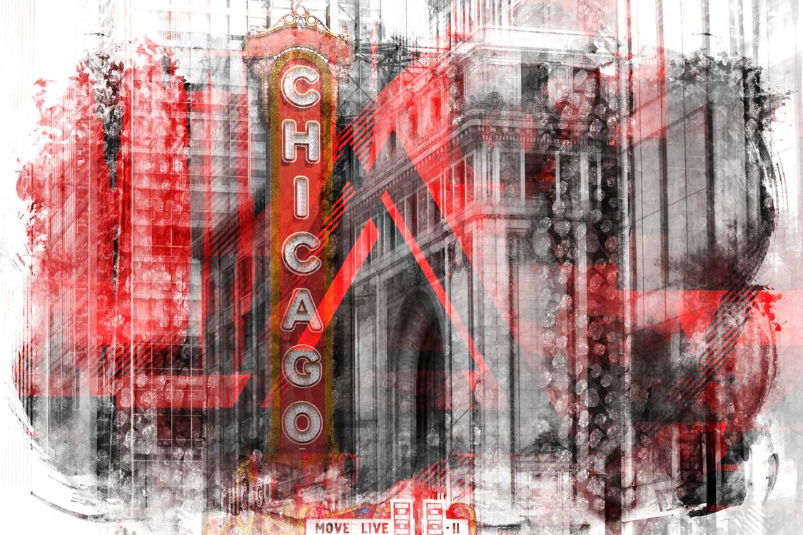 Chicago | Geometric Mix No. 4 von Melanie Viola