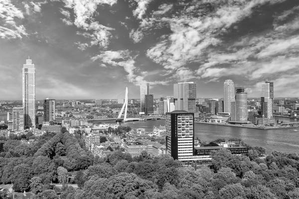 Fantastische monochrome Rotterdam Impression  von Melanie Viola