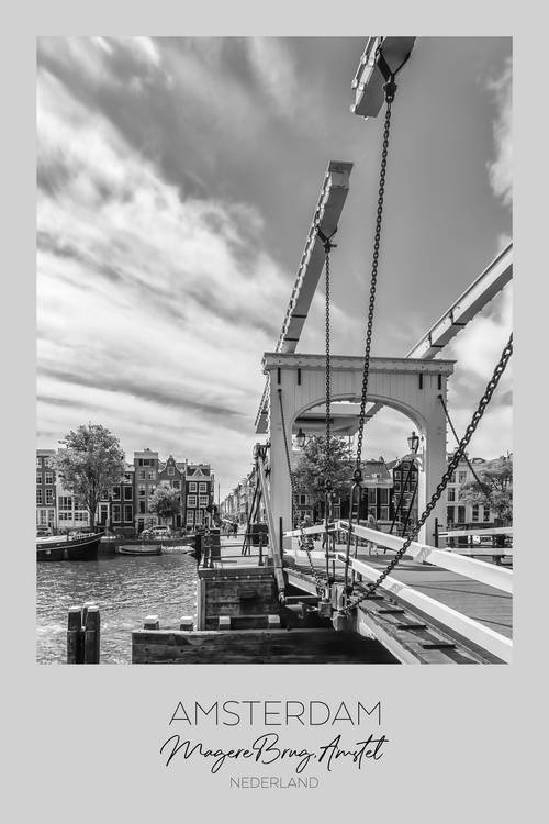 Im Fokus: AMSTERDAM Magere Brug von Melanie Viola