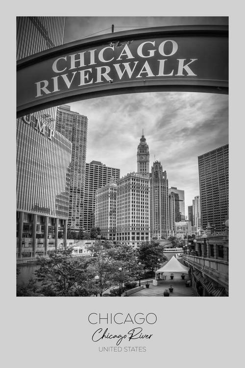 Im Fokus: CHICAGO Riverwalk  von Melanie Viola