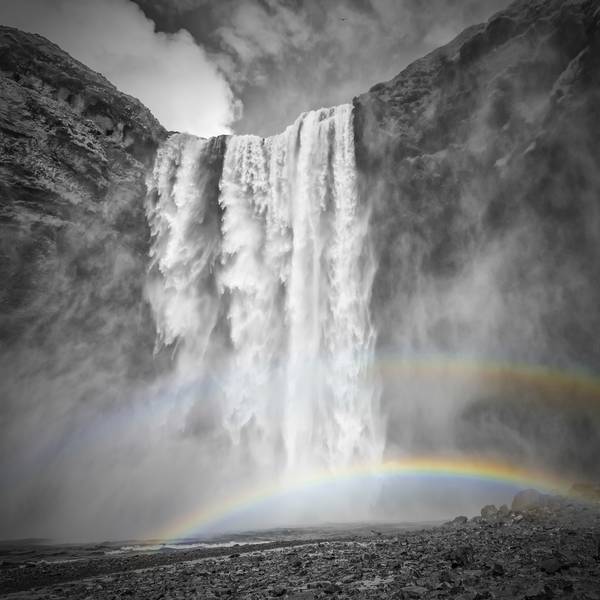 Skogafoss in Island von Melanie Viola