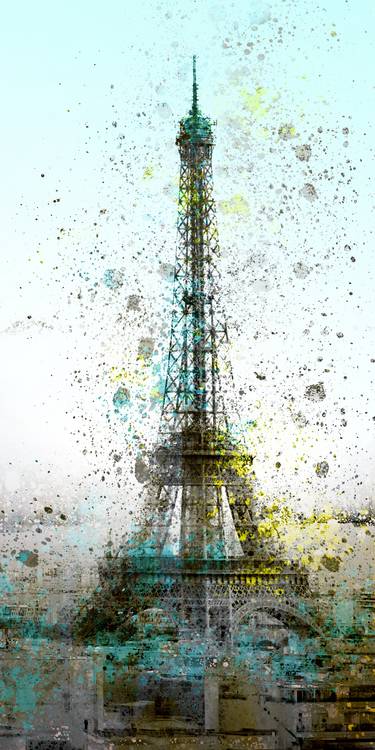 Stadt Kunst PARIS Eiffelturm II von Melanie Viola