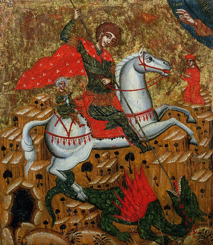 St. George and the Dragon von Melchite School