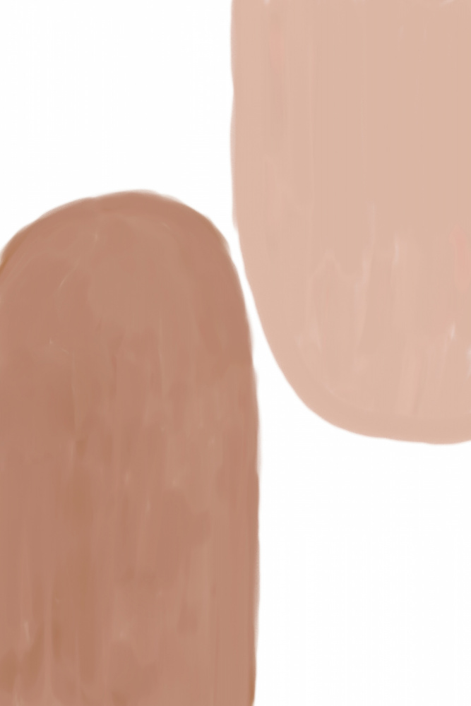 Earth Tone Painting von Melloi Art Prints