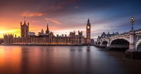 London Palace von Westminster Sunset