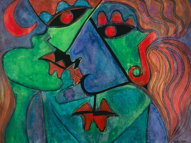 Roter Mond von Merlin Flu