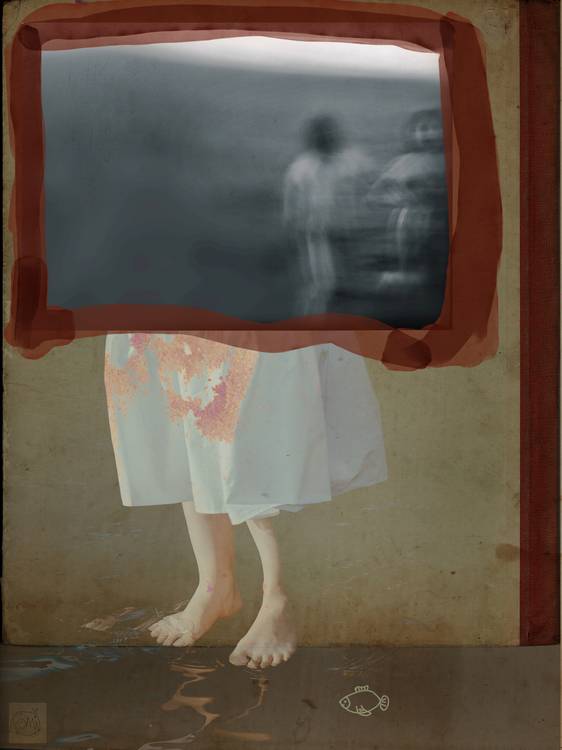 Kinder am Meer - Children at the Ocean von Mia Will