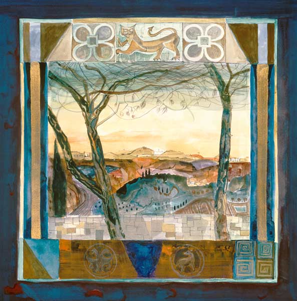 Orvieto Panorama  von Michael  Chase