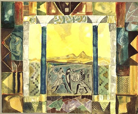 Etruscan Warriors, Tuscania  von Michael  Chase