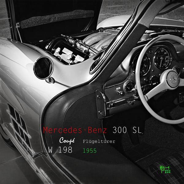 Mercedes-Benz 300 SL Coupé W 198 von Michael Donner