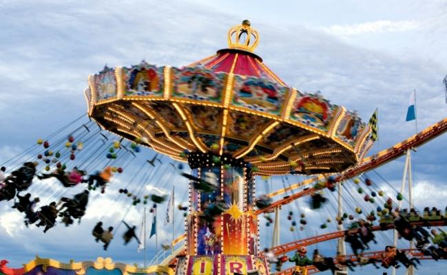 Karussell Oktoberfest von Michael Kupke