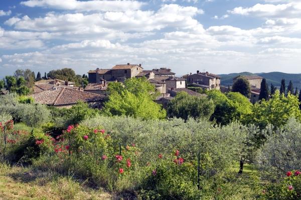 Volpaia im Chianti von Michael Kupke
