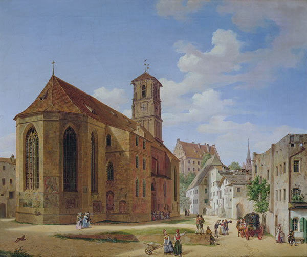 The Church Square in Wasserburg am Inn von Michael Neher