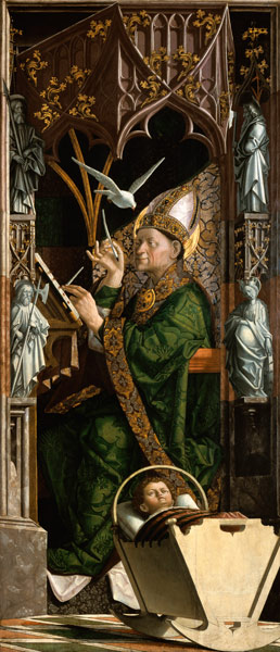 Pacher / St. Ambrosius / Altarpiece von Michael Pacher
