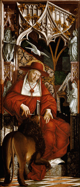 Pacher / St Hieronymus / Altarpiece von Michael Pacher