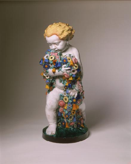 Figure of Spring, made by Wiener Keramik, Vienna