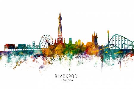 Blackpool England Skyline