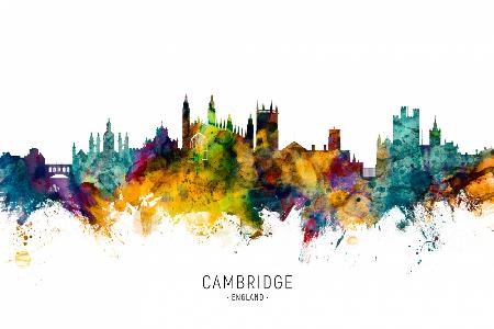 Cambridge England Skyline