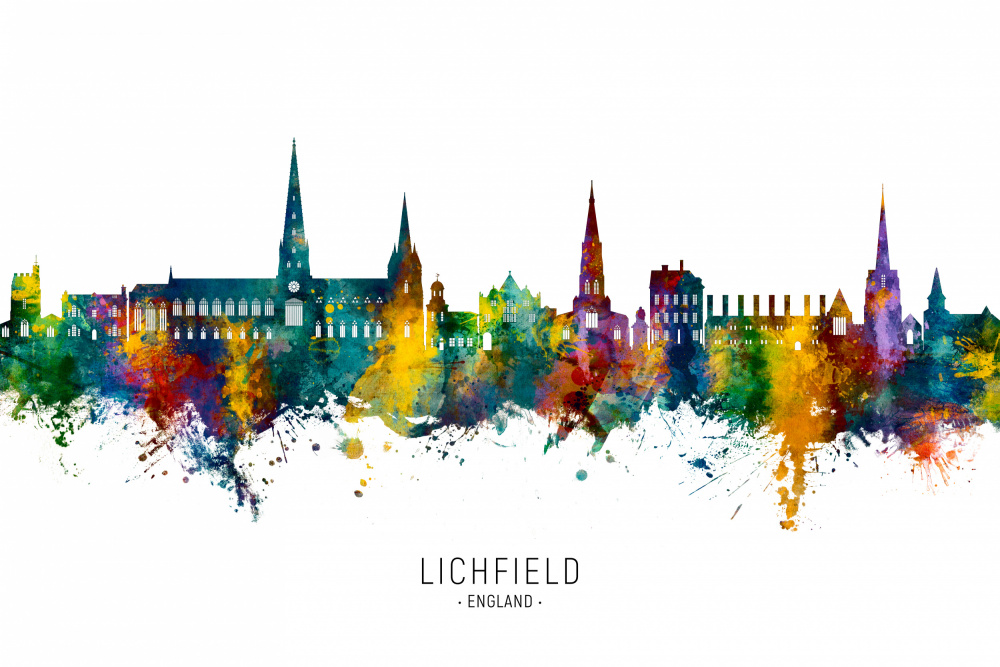 Lichfield England Skyline von Michael Tompsett