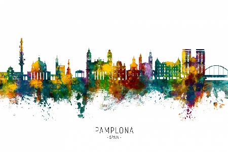 Pamplona Spain Skyline