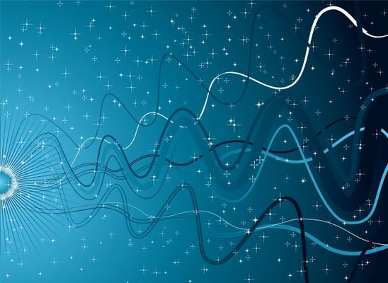 abstract wave von Michael Travers