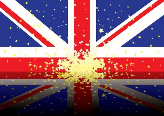 british flag reflect von Michael Travers
