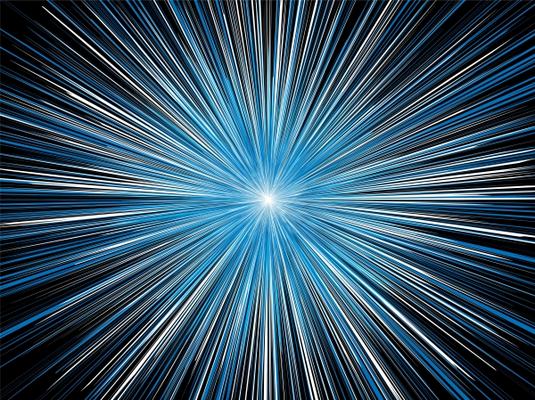 explosion blue von Michael Travers