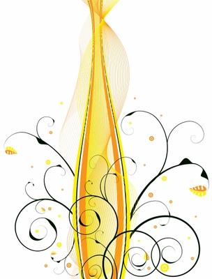 floral orangy von Michael Travers