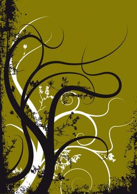 floral reach black von Michael Travers