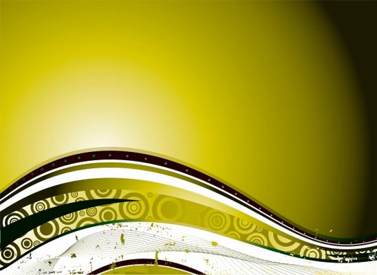 golden abstract von Michael Travers