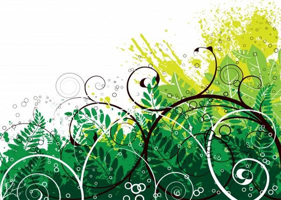 gothic floral spread von Michael Travers